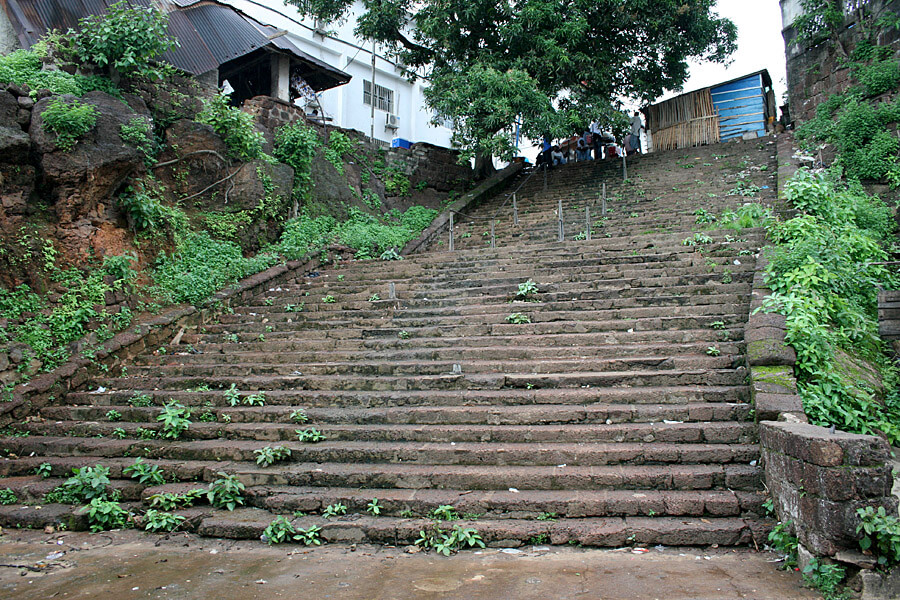 The Wharf Steps and Old Guard House